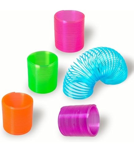 Amazon.com: ArtCreativity Spring Toy Assortment, 72 Mini Plastic